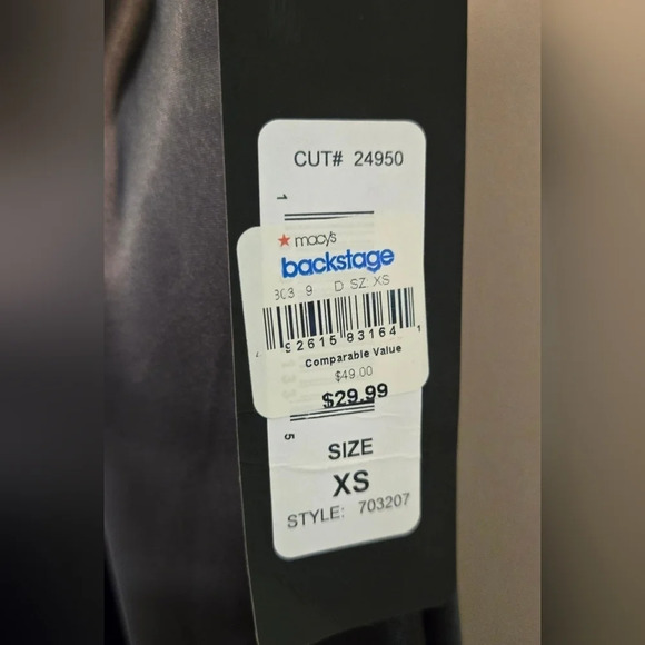 Black Silky Halter Dress - Picture 6 of 6